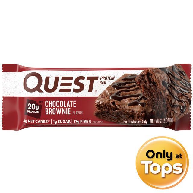 🏹 เควสโปรตีนบาร์ช็อกโกแลตบราวนี่ 60กรัม 🌠 Quest Protein Bar Chocolate Brownie 60g. ⋆ 0888849000418 ✳