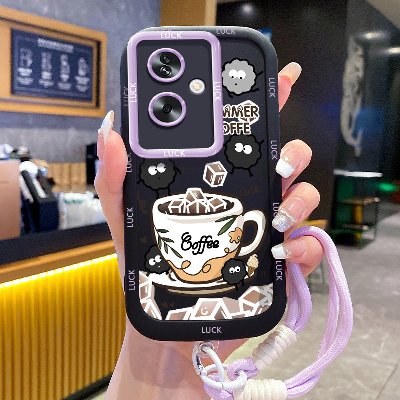 เคส OPPO A79 5G A2 5G พร้อมเชือกเส้นเล็กน่ารัก