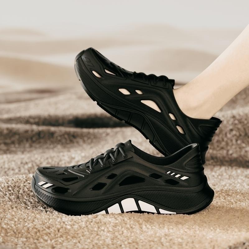 FOYA SHOES 2026 ใหม่ผู้ชายรองเท้ากีฬายาง INS ยอดนิยม 3 ซม. ลื่นกลิ่นทนสบาย 04568 - รูปที่ 5