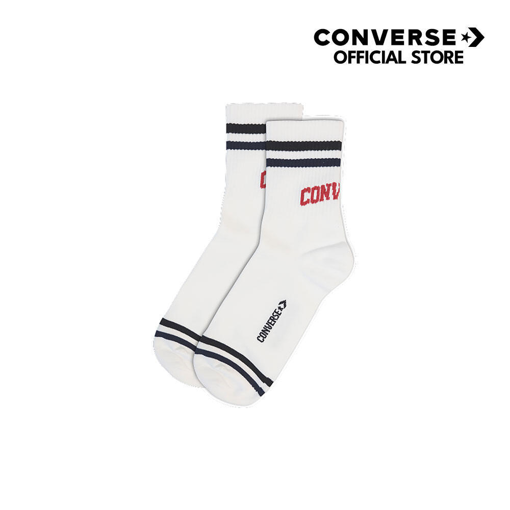 CONVERSE ถุงเท้า HIGH STREET LONG SOCKS WHITE 1120790AU_H4WTXX