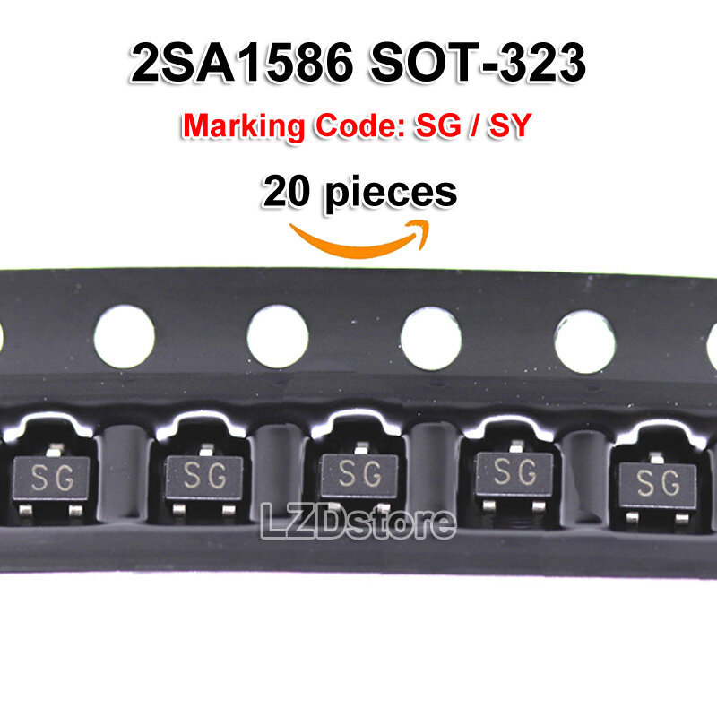 20 ชิ้น 2SA1586 SG SY SOT-323 A1586 SOT323 SMD 50V/150mA PNP ทรานซิสเตอร์ใหม่
