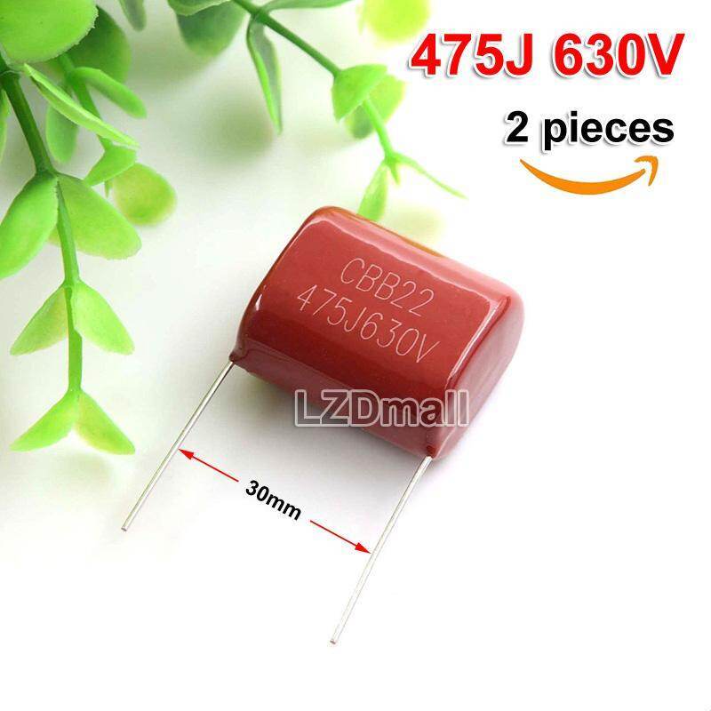 2pcs CBB Capacitor 475J 630V 475K 4.7uF CBB22 475J630V 475K630V Metallized Polypropylene Film Capaci