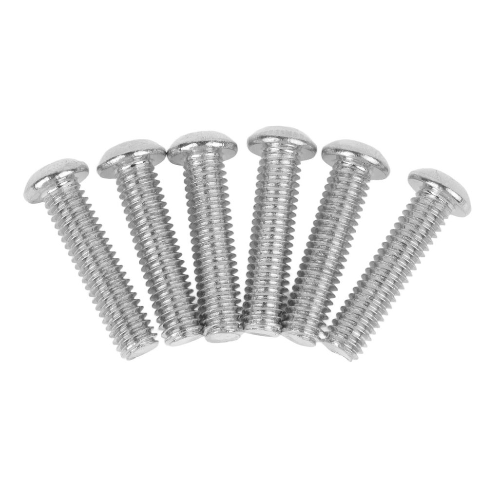 Spcrth 6 ชิ้น Double Rocker Bridge อานยึด Hex สกรูเครื่องมืออุปกรณ์เสริมล็อคสําหรับกีตาร์ไฟฟ้า Bass 