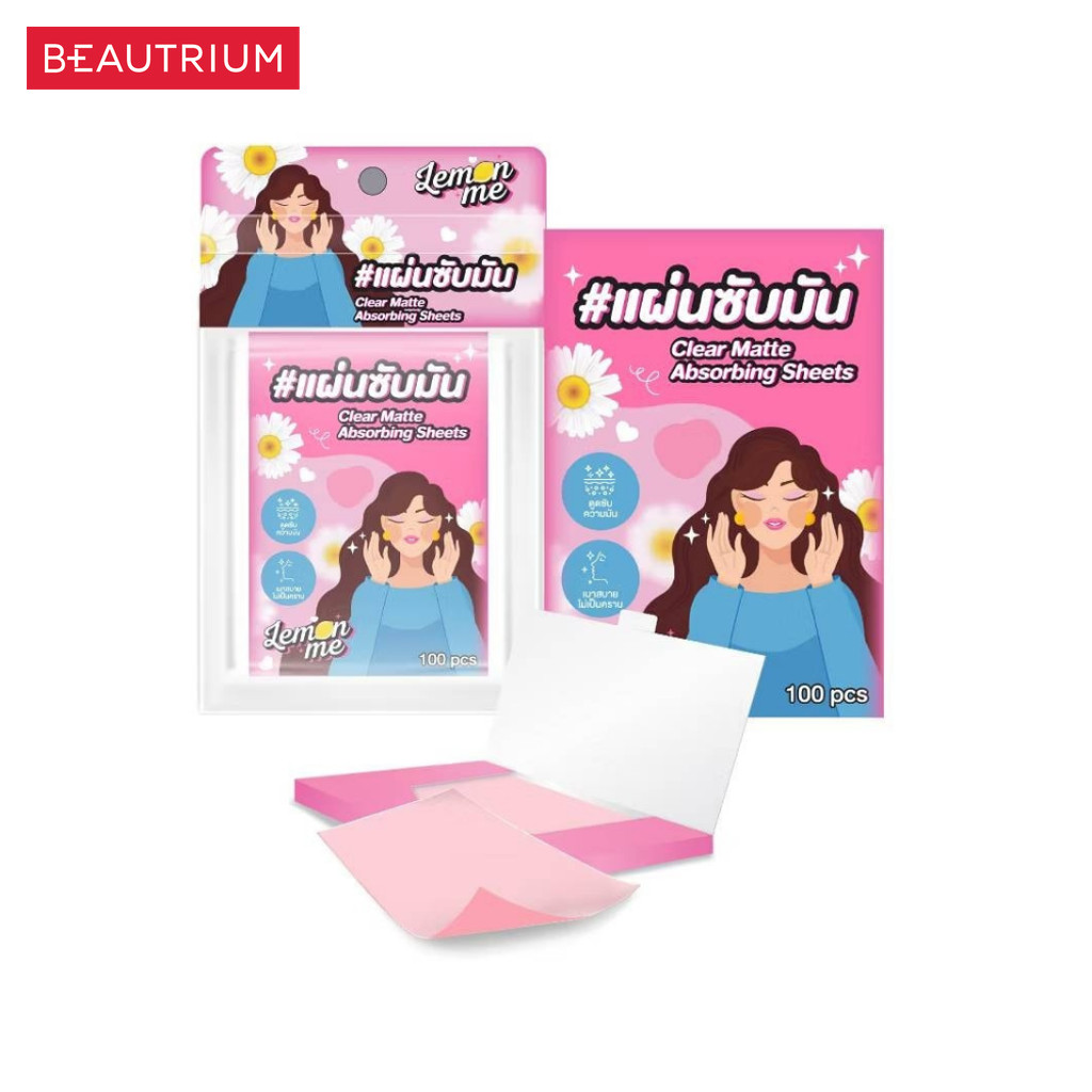 LEMON ME Clear Matte Absorbing Sheets แผ่นซับมัน 100sheet รูปที่ 2