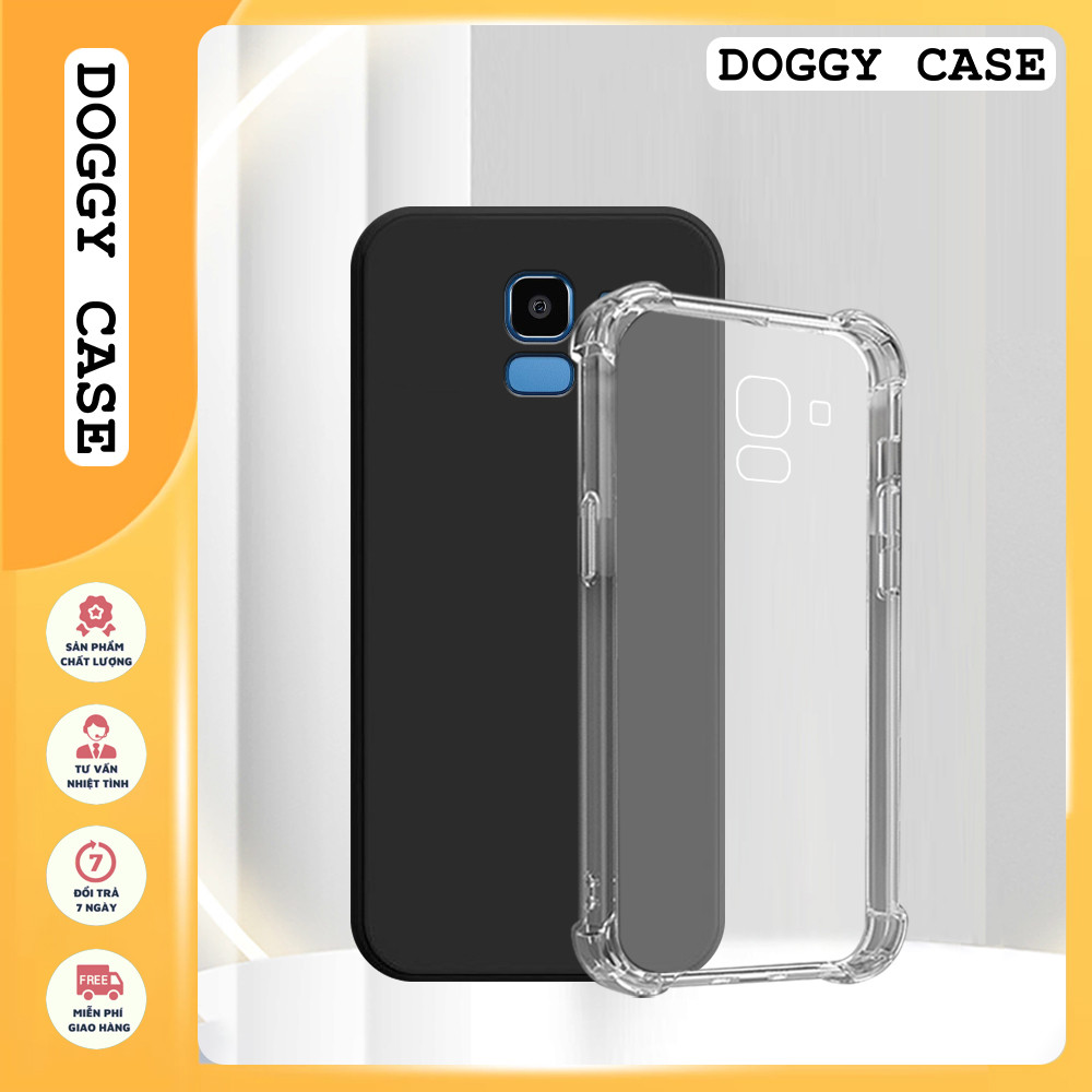 เคส Samsung J6 2018 / J6 Plus / J6+ ปกป้องกล้อง TPU กันกระแทกโปร่งใส