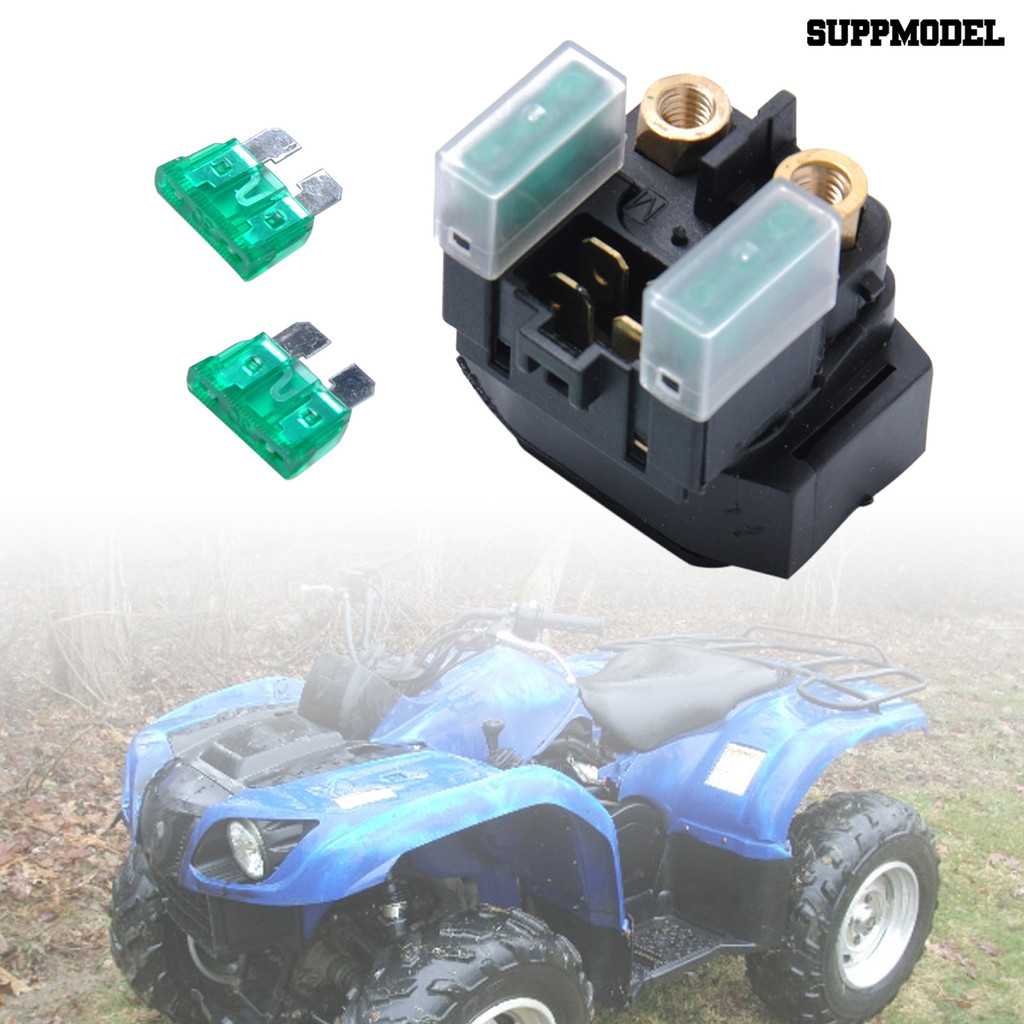 Suppmodel Starter Solenoid รีเลย์เปลี่ยนความร้อนสีดํามอเตอร์ไซด์ Starter รีเลย์สวิทช์ 4SV-81950-00 4
