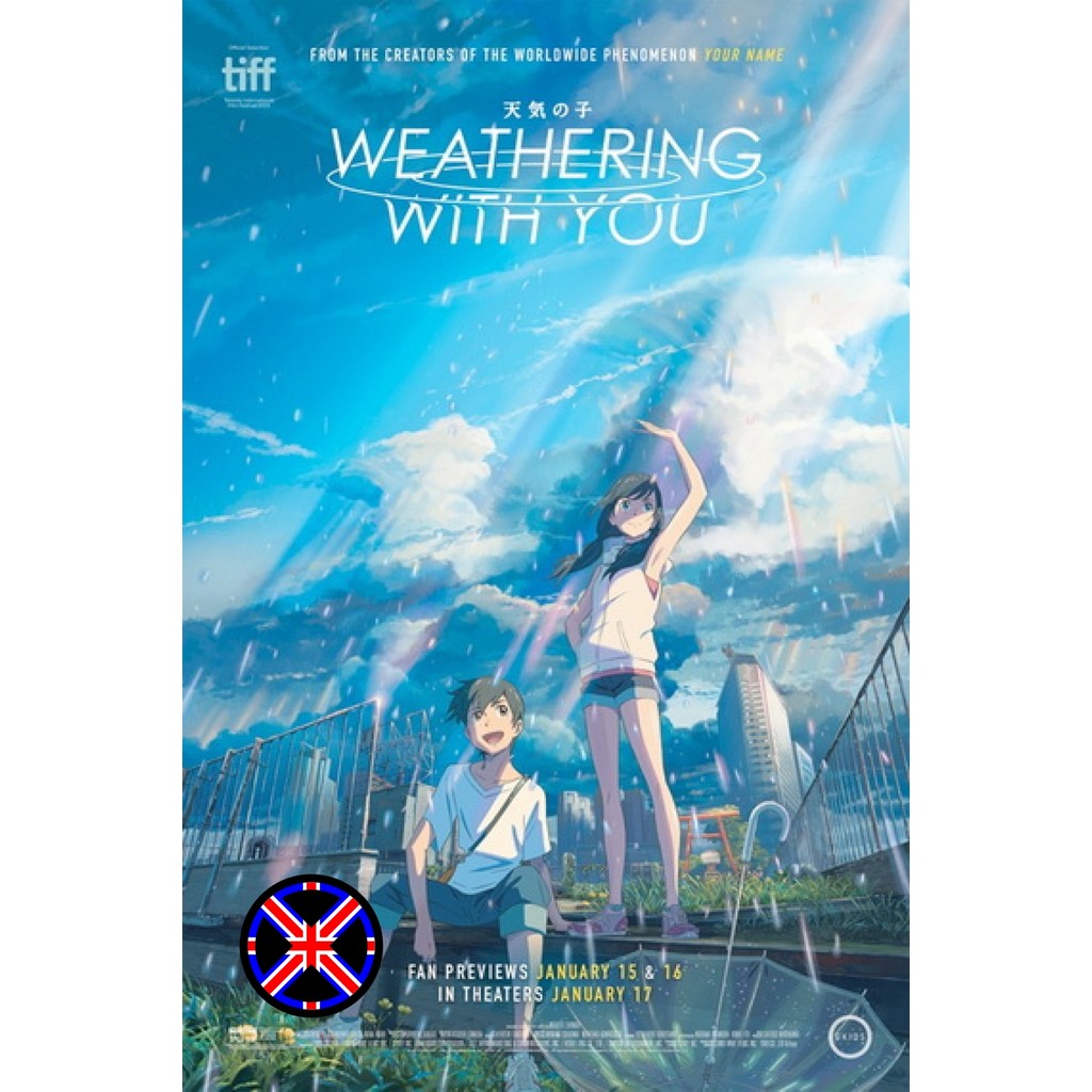ดีวีดี การ์ตูน เสียงพากย์ไทย Weathering with You (2019) ฤดูฝัน ฉันมีเธอ