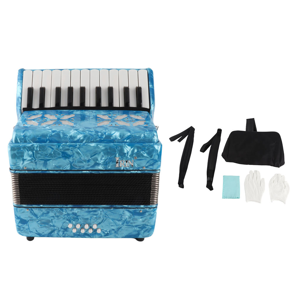 Torachel1-PH 22 Keys Accordion 8 Bass พร้อมสาย Beginner Ac