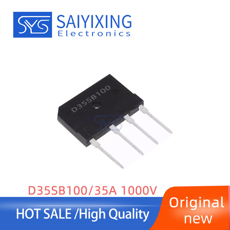 5PCS Original D35SB100 D35SB100A Rectifier Bridge Pile เตาแม่เหล็กไฟฟ้าสะพานเฟสเดียว 35A 1,000V