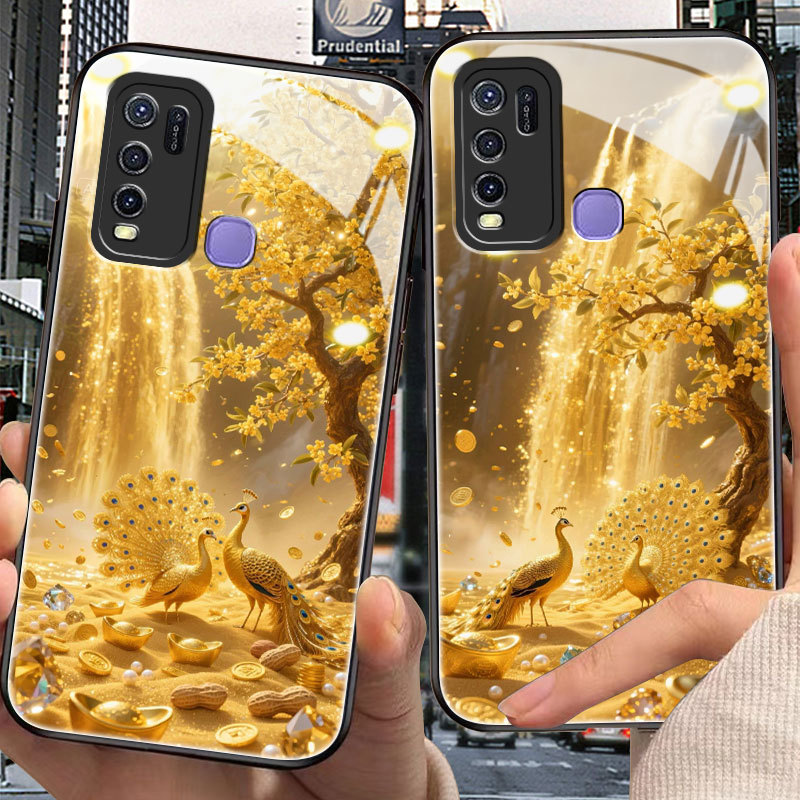 Lucky Casing for vivo Y30/i,y31,y33/s/t,y35,y36,y39,y50,y51/a,y55,y66,y67,y72,y76/y24,y77,y4) เคสกระ