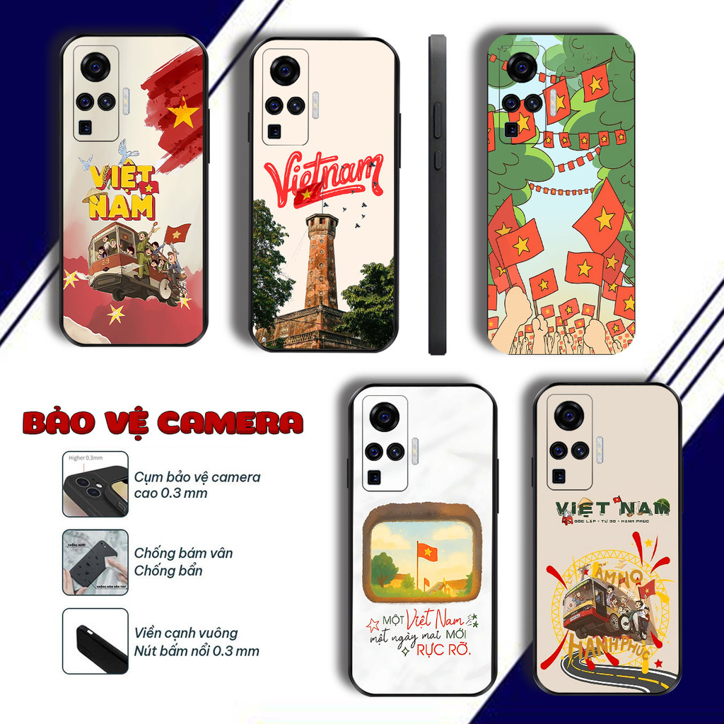 เคส Vivo X50, X50 Pro, X70, X70 Pro เวียดนามรักธงแดง