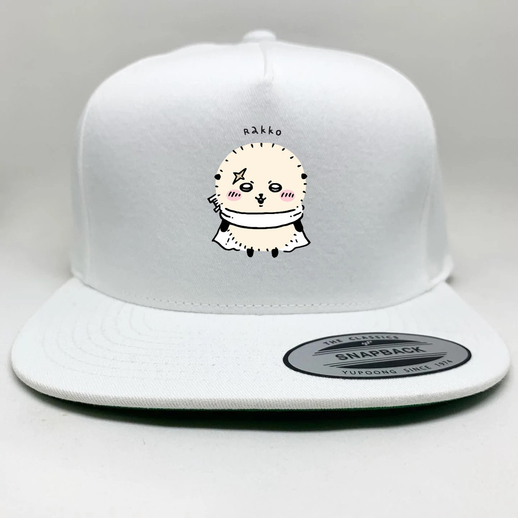 Chiikawa Nanka Chiisakute Kawaii Yatsu Character Rakko Snapback Hat