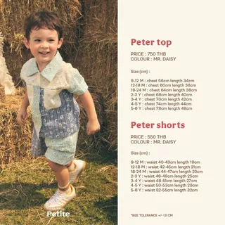 lookbookpetite peter top mr. daisy เสื้อเชิ้ตแขนสั้นลายดอกไม้ mr. daisy