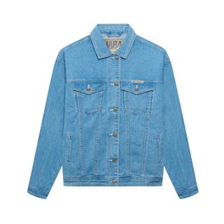 HARA Jacket Regular fit Jacket แจ๊กเก็ตยีนส์ ฟอกฟ้าวินเทจบลู…