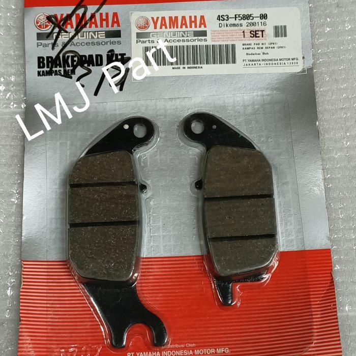 ผ้าเบรคหลัง Discpad R15 2016-2016 Ygp 4S3-F5805-00 หายาก