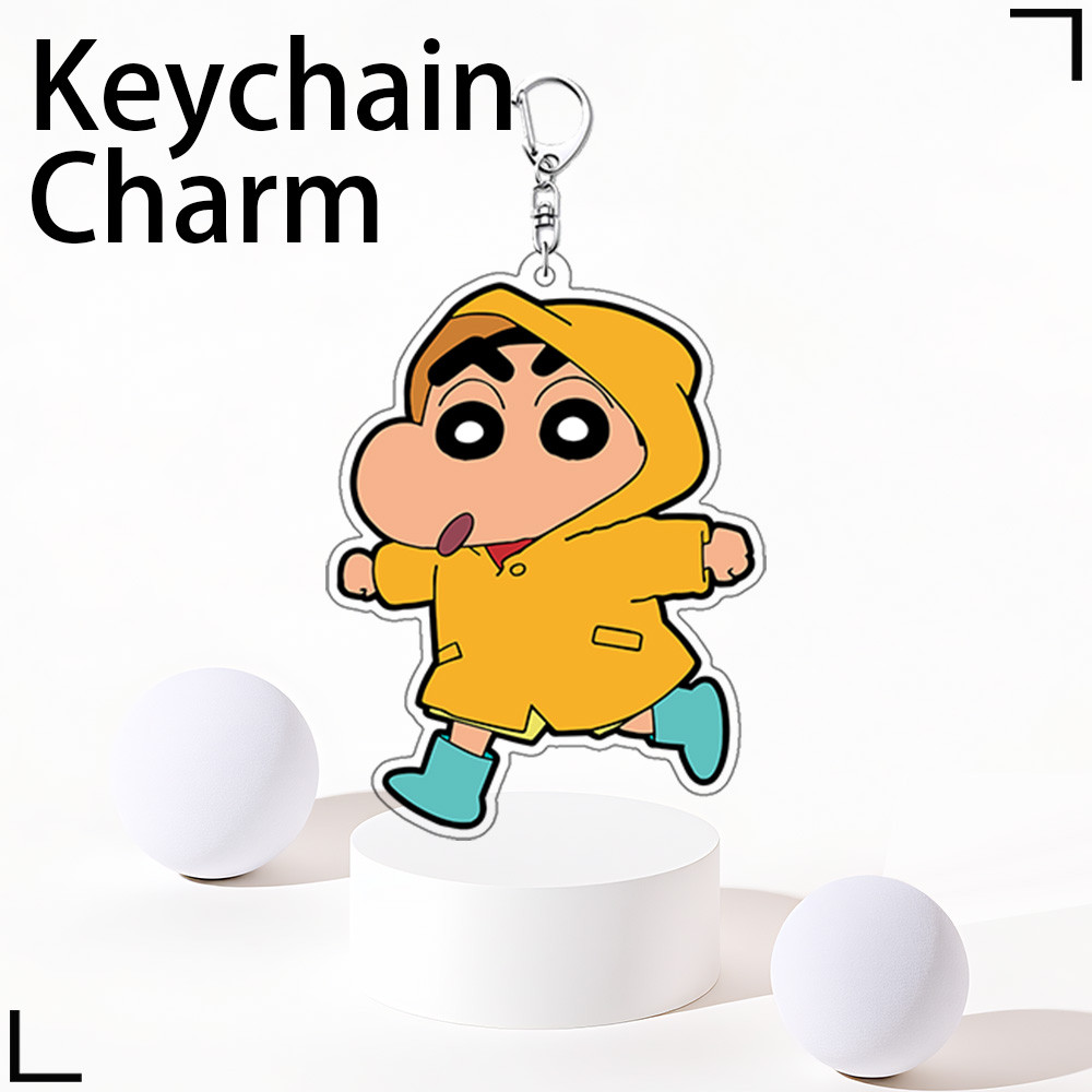 ในสต็อก Crayon Shinchan acrylic keychain พวงกุญแจ อะคริลิค