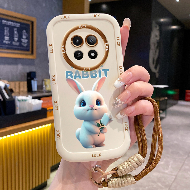 Realme 12 5G 13 5G C65 5G Narzo 70X 5G Narzo N65 5G พร้อมเชือกเส้นเล็กกันฝุ่น