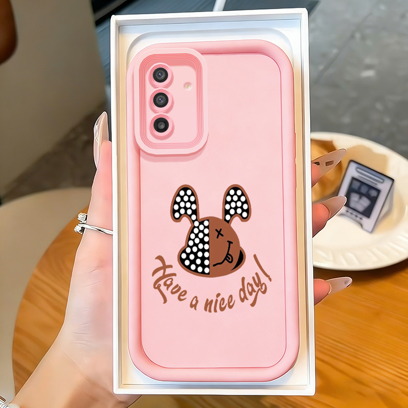 SAMSUNG HPเคสโทรศัพท์สําหรับSamsung A17 4G A17 5G M17 5G F17 5Gกรณีแนวโน้มที่เรียบง่ายยี่ห้อClearและ