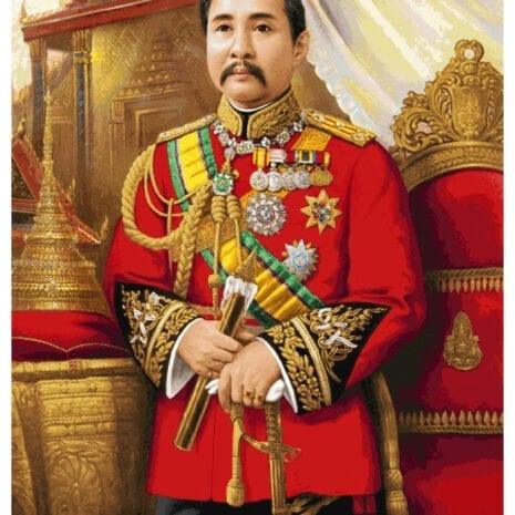 PINN SHOP ชุดปักครอสติช : รัชกาลที่ 5 ประทับยืน(ใหญ่) [CX-EV-CR53]