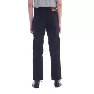 HARA HMR1-9115-02 Super Black Regular Fit Jeans กางเกงยีนส์ ซุปเปอร์แบล๊ค ด้ายดำ ขากระบอก 8.5 นิ้ว Super Black Classic