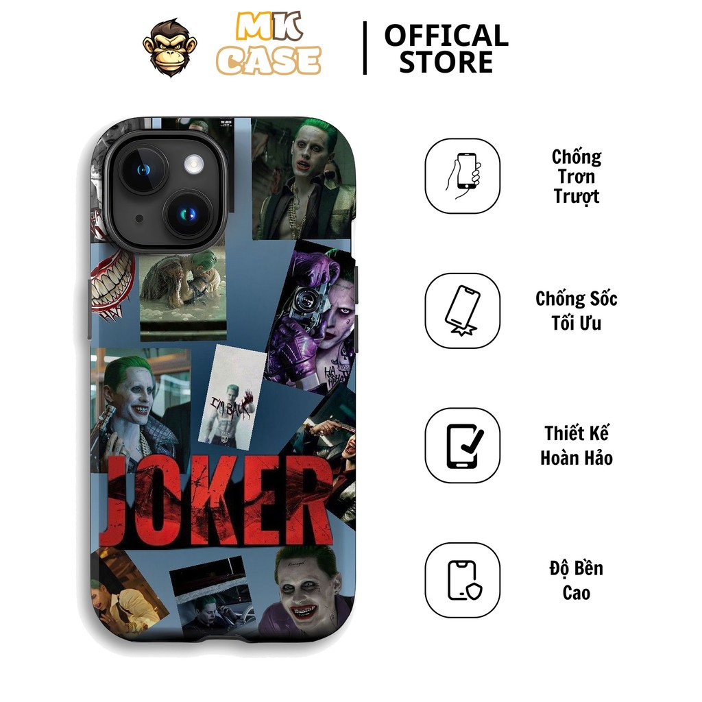 Joker Jared Leto Luxury MK CASE สําหรับ Iphone 11 12 13 14 15 16 Pro Max