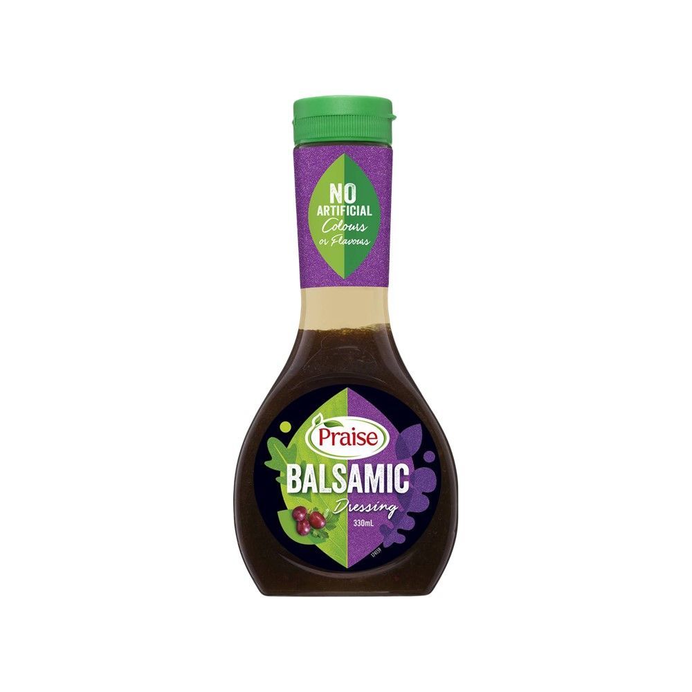 🍨 เพรสน้ำสลัดบัลซามิก 330มล. ☕ PRAISE DRESSING BALSAMIC 330ML. 🍮 อาหารแห้งและเครื่องปรุง 🍰 DRIED FOO
