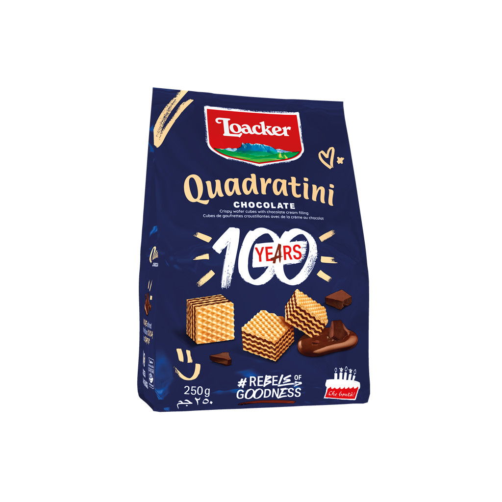 Loacker Wafer Quadratini Chocolate 54g