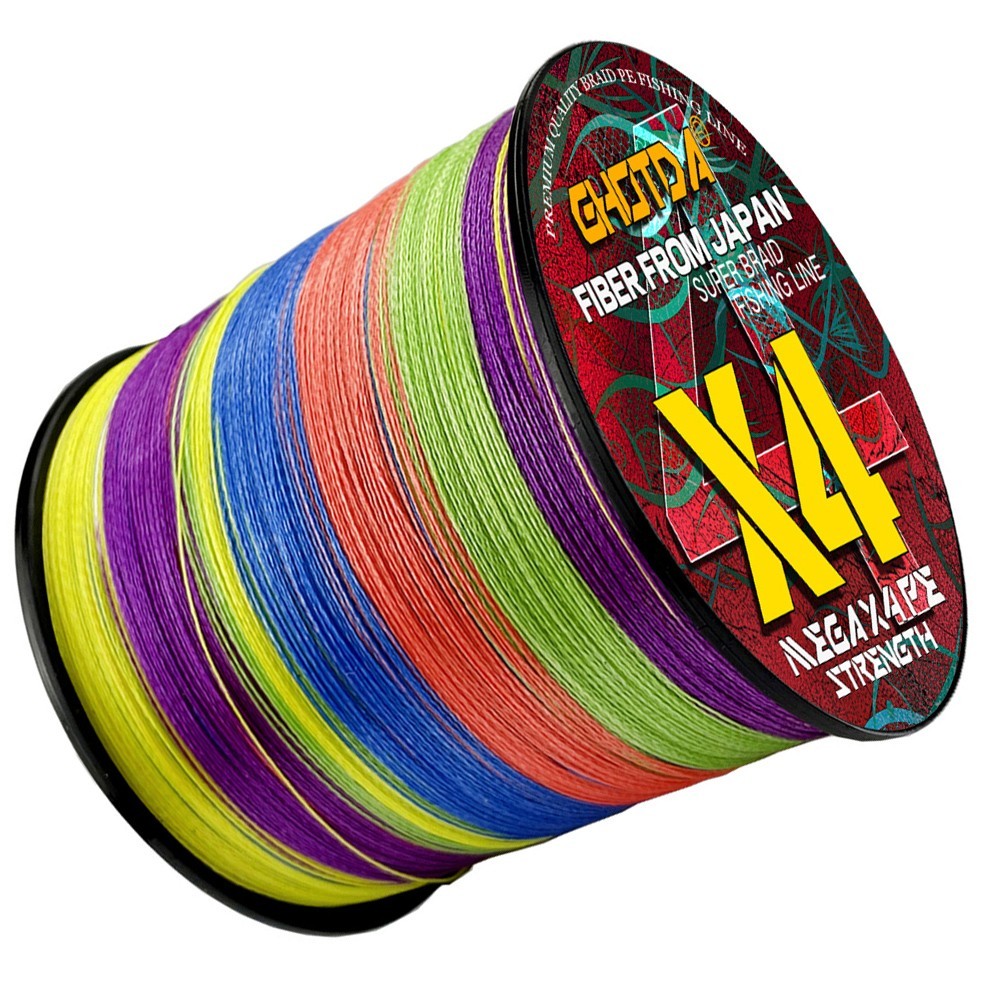 สายเบ็ดตกปลาคาร์พ PE หลายเส้น ความยาว 100 เมตร ขนาด 10-80 ปอนด์