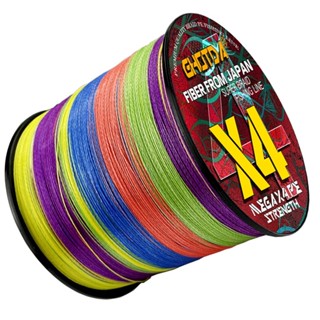 สายเบ็ดตกปลาคาร์พ PE หลายเส้น ความยาว 100 เมตร ขนาด 10-80 ปอ…