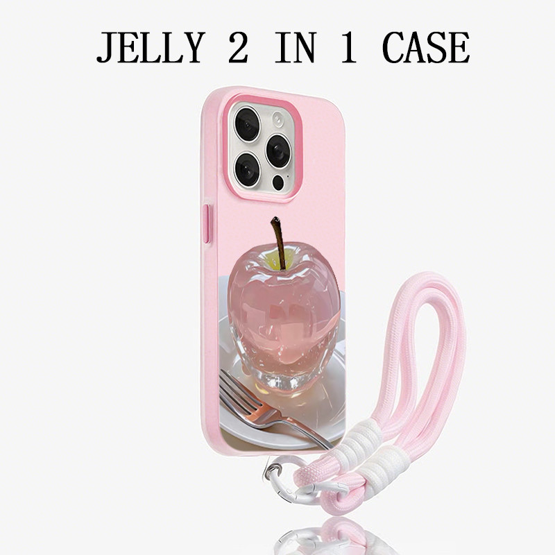 Apple Crystal Jelly สี 2 In 1 Premiumcasing Realme C85 Pro Realme Note 70 C75X C71 Note 60 60X C75 G