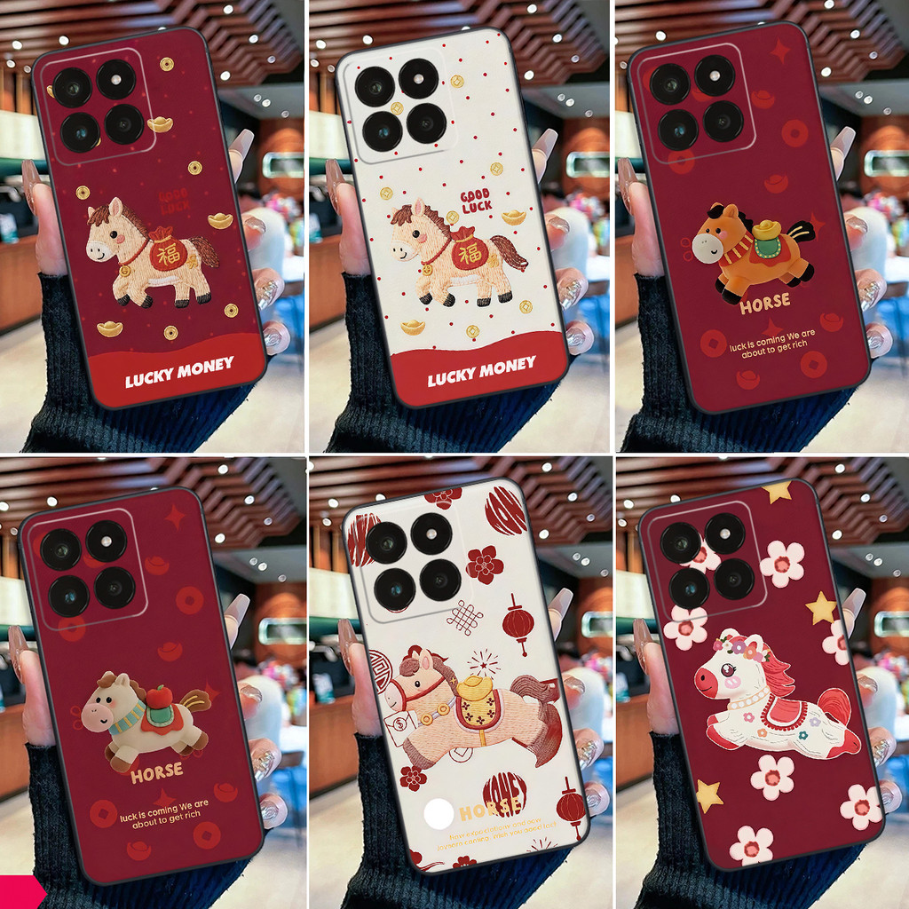 Xiaomi 14 / Xiaomi 14T / Xiaomi 14T PRO / Xiaomi 14 Pro เคส Lucky Horse Tet สําหรับโชคลาภ