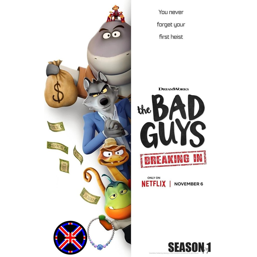 DVD การ์ตูน มีเสียงไทย วายร้ายพันธุ์ดี บุกเข้าไป The Bad Guys Breaking In (2025) 9 ตอน