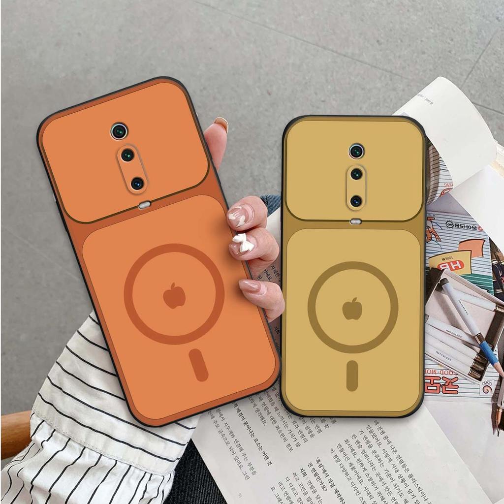 เคส Xiaomi Redmi K20 / K20 Pro / Mi 9T Pro พร้อมฝาหลังวงแหวนชาร์จ apple พิมพ์หรูหรา