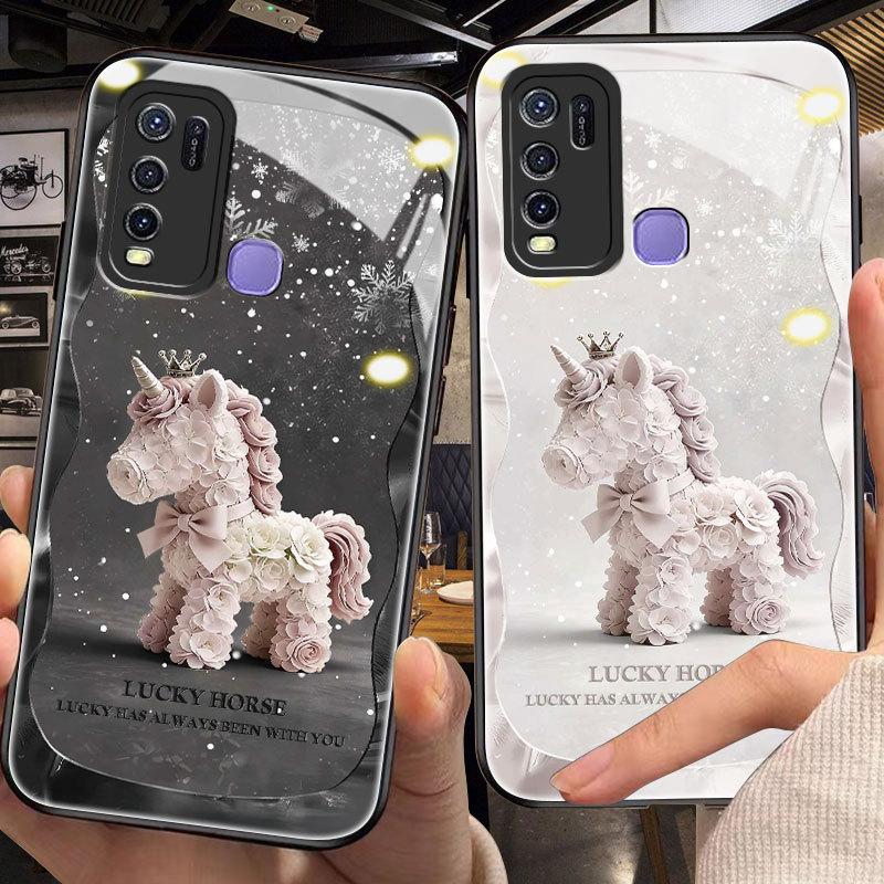 Luck Casing for vivo Y30/i,y31,y33/s/t,y35,y36,y39,y50,y51/a,y55,y66,y67,y72,y76/y-103,y77,Y30) เคสก