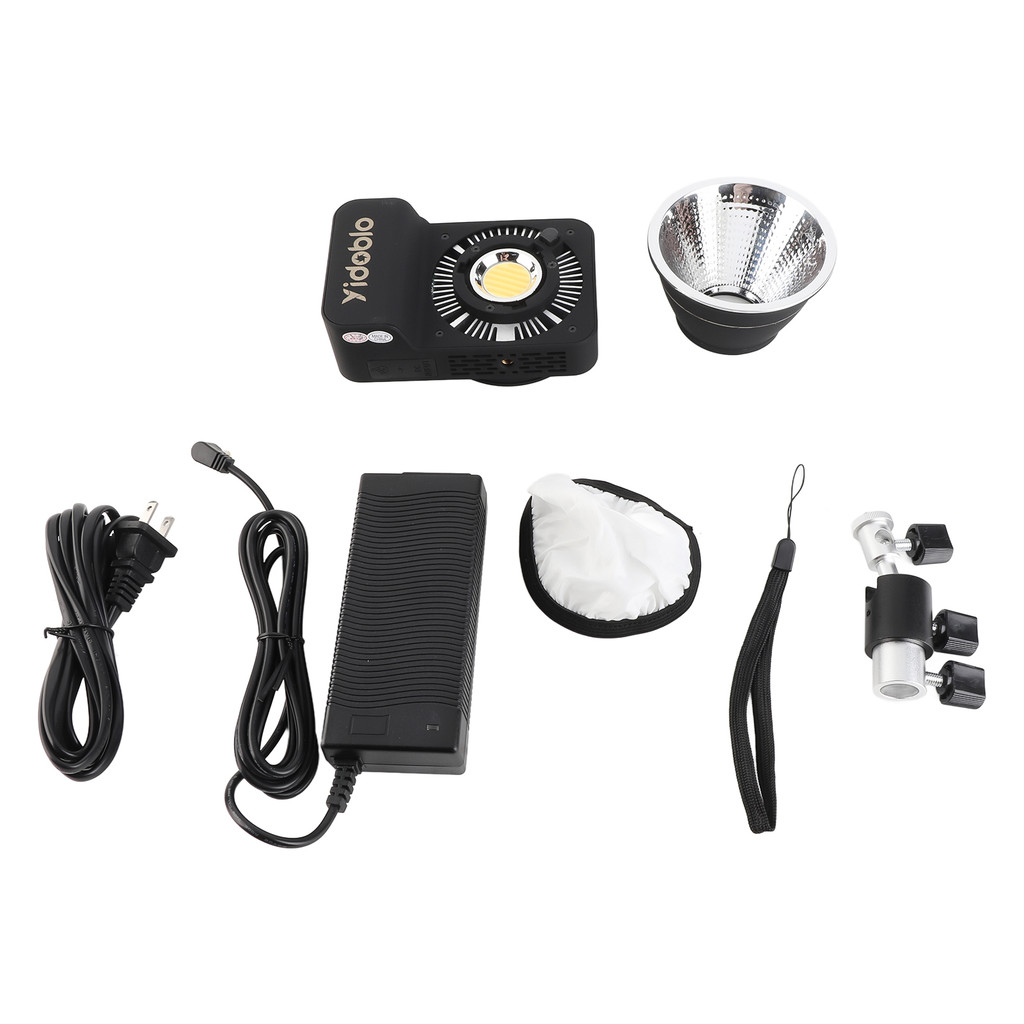 Mini Bi สีวิดีโอ 100W COB การถ่ายภาพ 2700K-7500K หรี่แสงได้ 10 FX Effects APP ควบคุม Reflector สําหร