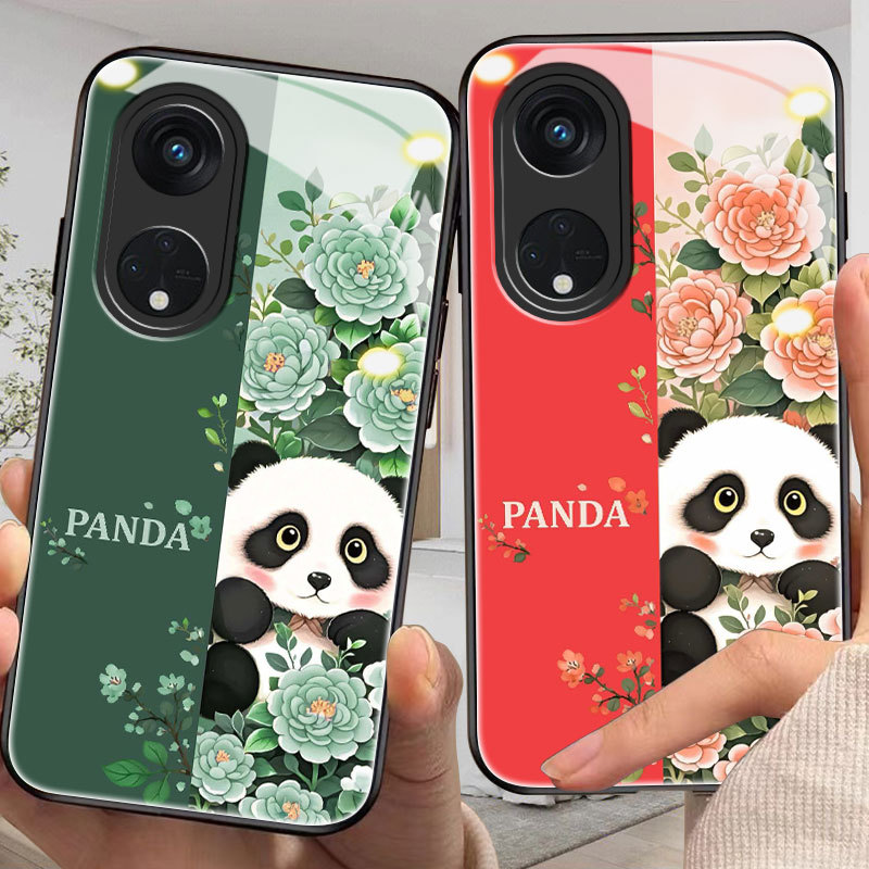 Panda Casing for OPPO a98,a71,a72,a73,a74,a76,a77/s,a78,a79,a83,a91,a92,a93,a94,a95,a9,f5,f9,f9,f6,f