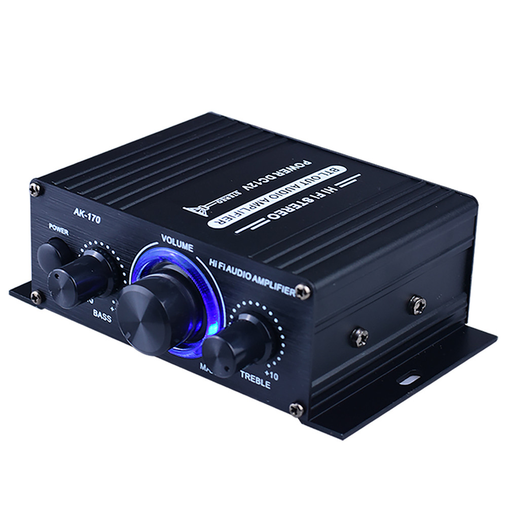 Radith AK170 Mini Audio Power Amplifier ลําโพงเสียงแบบพกพา Amp สําหรับรถยนต์และบ้าน