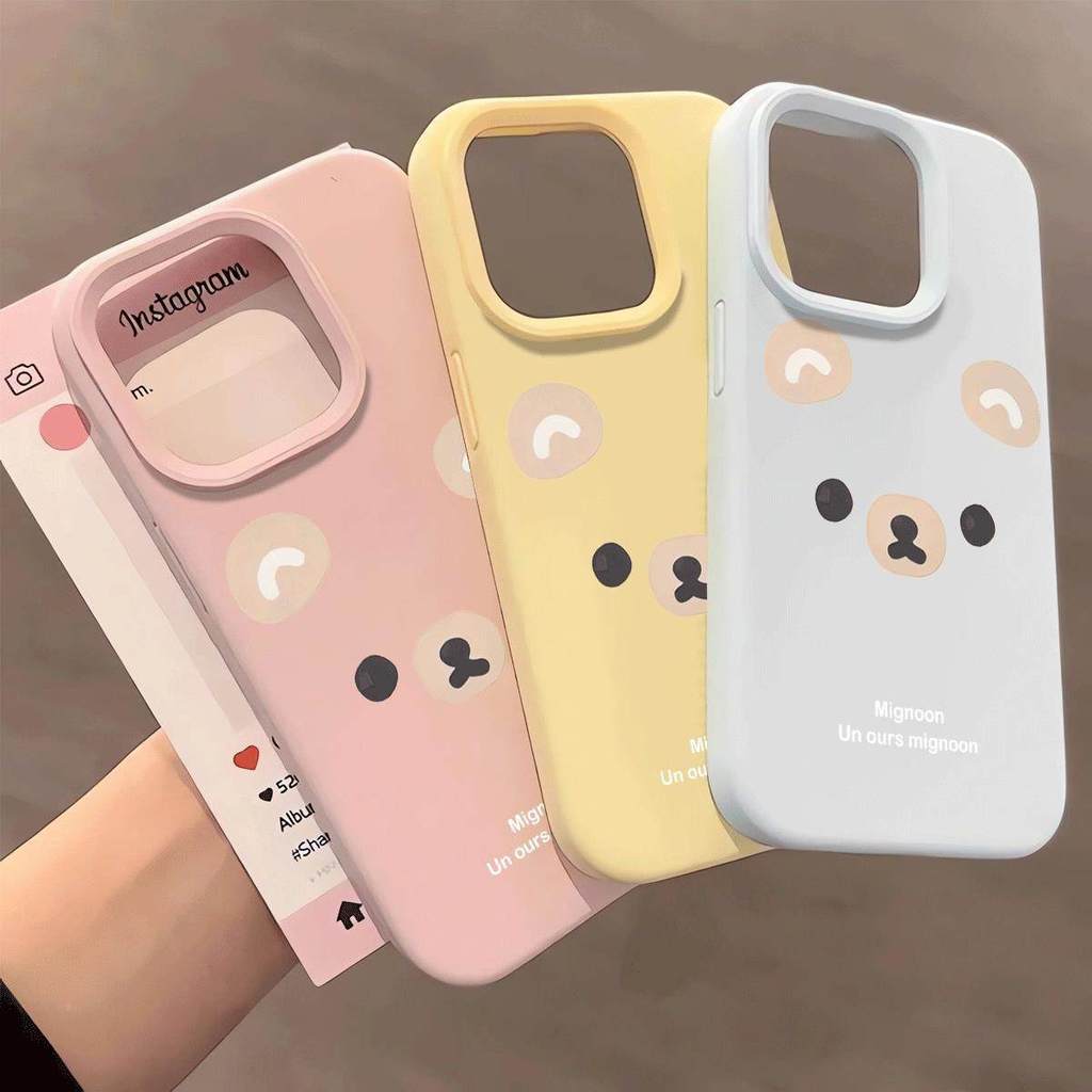 Bear [Infinite Case] Cute Item Infinix Hot 60 Pro Plus Smart 10 Smart 9 8 Itel P55 4G Tecno Spark Go