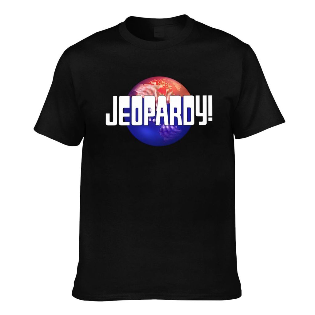 แฟชั่นฤดูร้อน Tee Jeopardy เกมแสดงโลโก้ (2) Cotton Men Tshirt