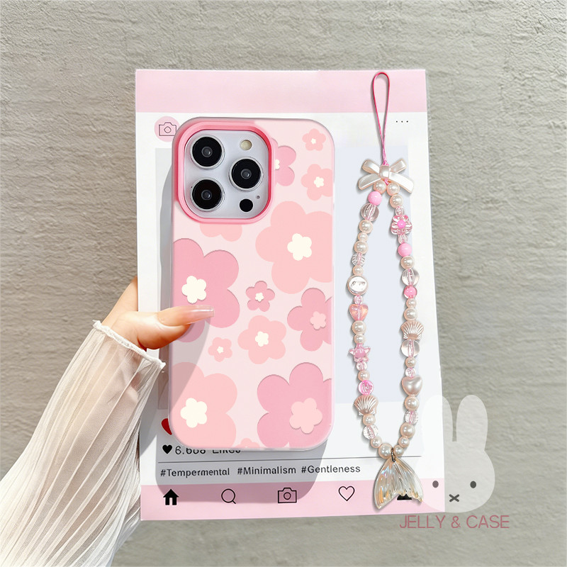 GANTUNGAN Jelly 2 In 1 ดอกไม้เชือกเส้นเล็กปลอกOppo 15 Pro Max Reno 15 5G Reno 15F 5G A6 Pro 5G A6T P