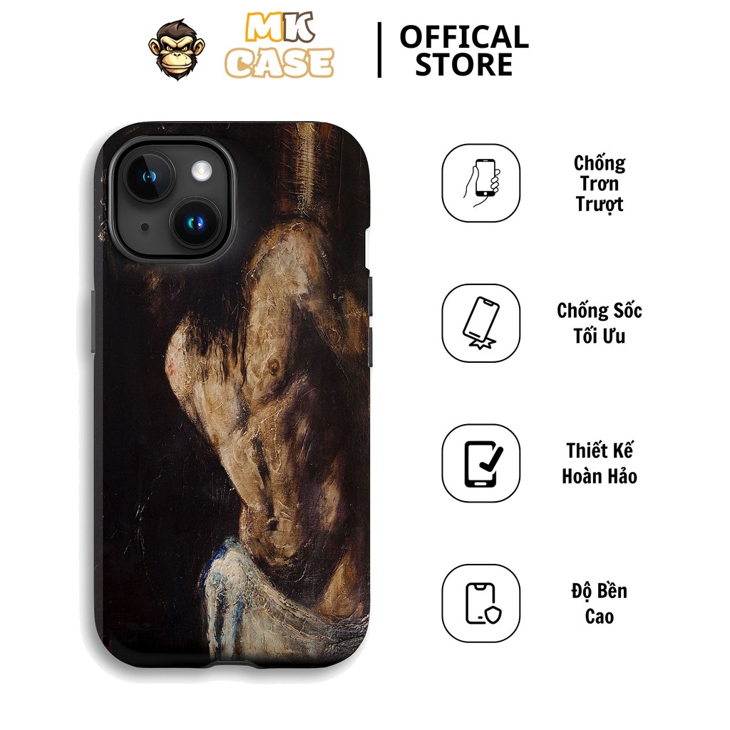 Iphone CASE Jesus Crucifixion Unique Art กันกระแทกทนทาน MK CASE รุ่นเต็ม