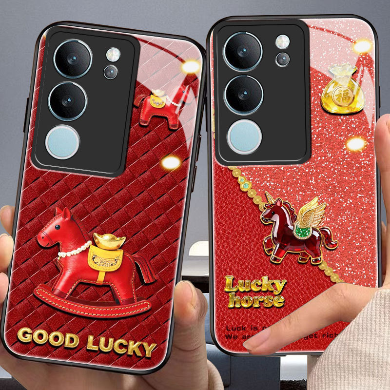 เคสม้าสําหรับ vivo v29/e,v30/e,v40/v50/v60/lite,v11i,v15,v17,v19,v20/se,v21/e,v23/e,v25/e,v2,i,i,i,i