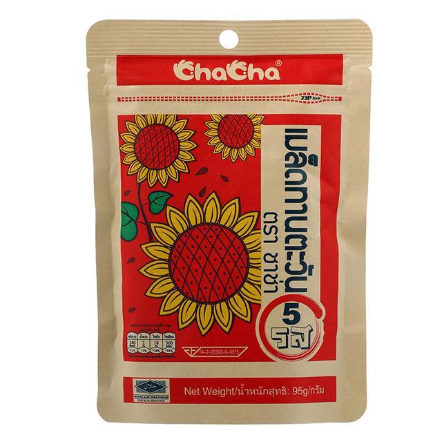 🌷 ชาช่าเมล็ดทานตะวัน5รส 95ก 🍃 8859559600436 🌻 Cha Cha Sunflower Seed 5 Flavors 95g. 🌿 ของแห้งและเครื