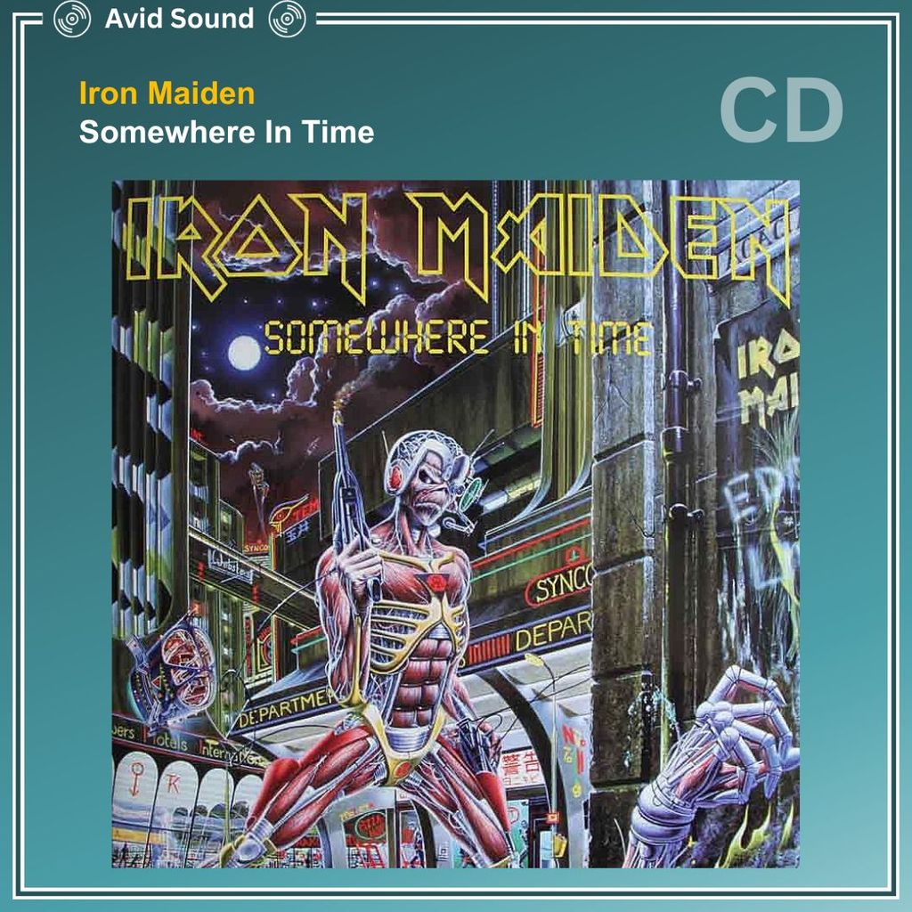 CD แผ่นซีดี Iron Maiden Somewhere In Time ใหม่ ซีล Iron Maiden CD