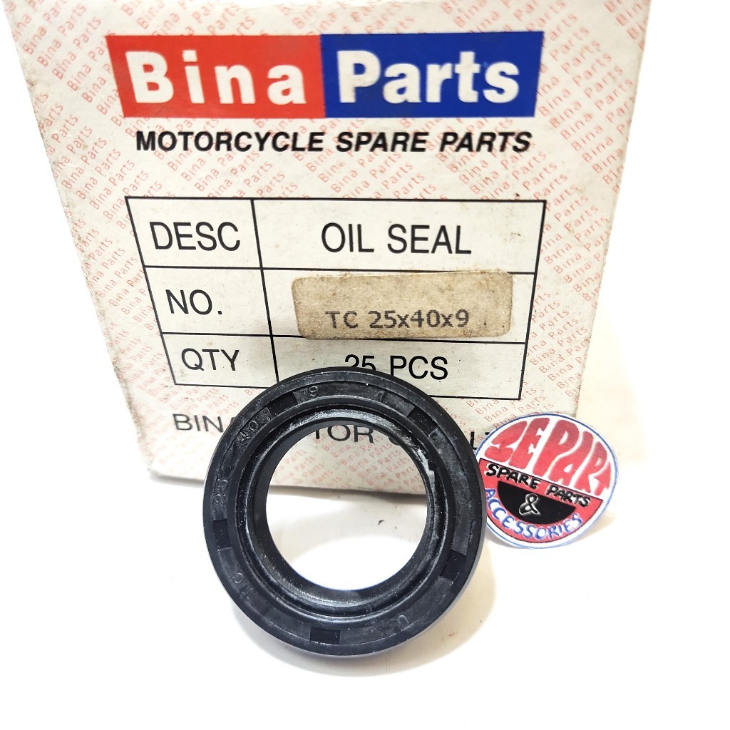 Sil 25 40 9 TC FRONT gear Seal A100