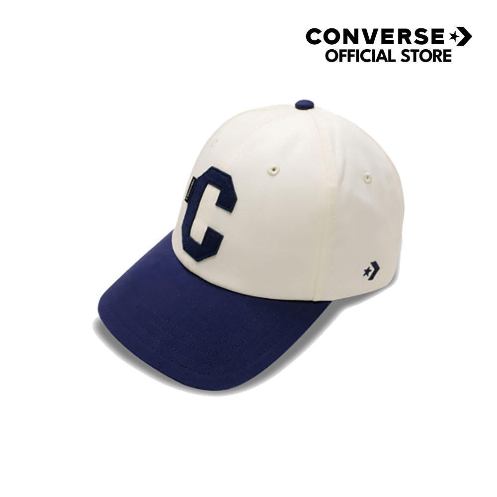 CONVERSE หมวก CONVERSE VARSITY C BASEBALL CAP CREAM