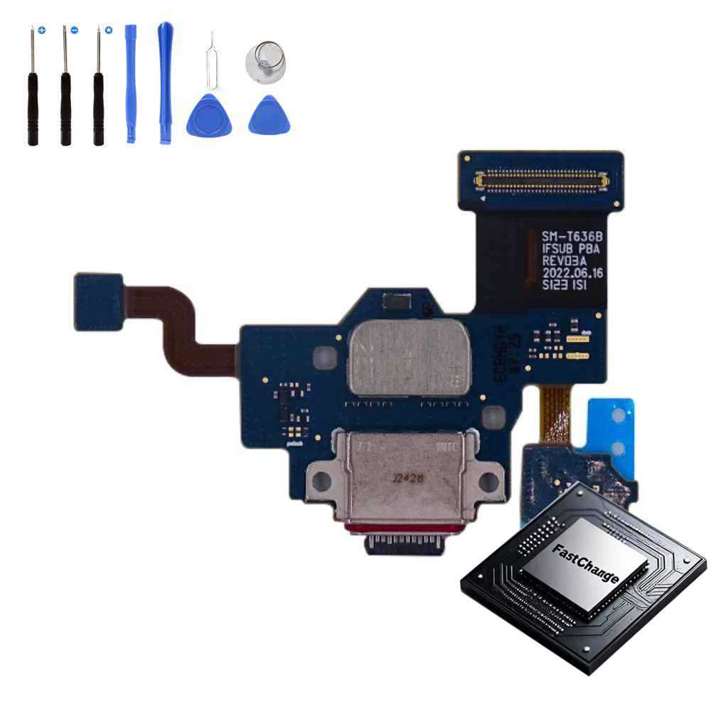 Eutoping usb connector ชาร์จพอร์ตสําหรับ Samsung Galaxy Tab Active4 Pro 5G T636 Galaxy Tab Active4 P