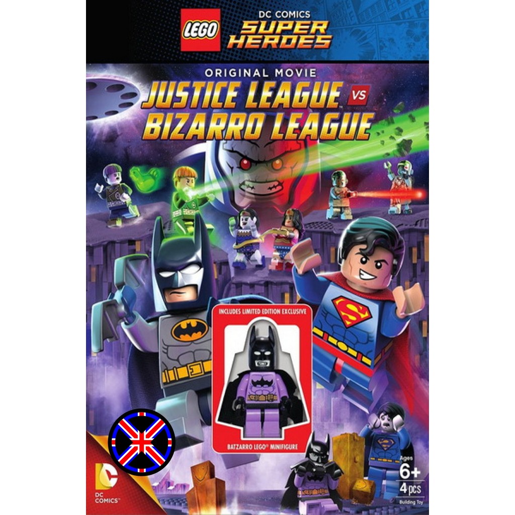 ดีวีดี การ์ตูน มีพากย์ไทย Lego DC Comics Super Heroes Justice League vs. Bizarro League จัสติซ ลีก ป