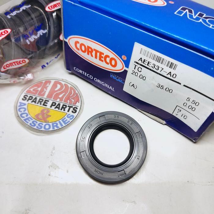 Sil 20 35 5.5 Tc Birdc Corteco Seal Gear Front Gear Jupiter Vega Cryton Rare