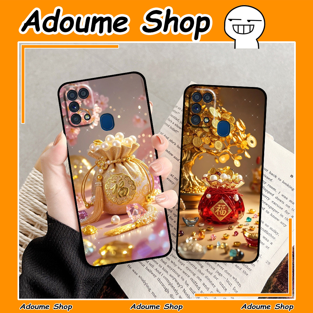 เคส Samsung M31 พิมพ์ลายถุงเงินนําโชค